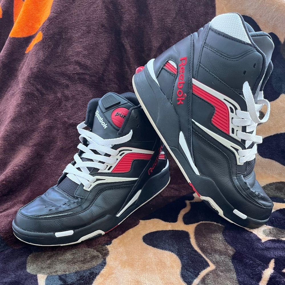 Reebok pump twilight zone black/red